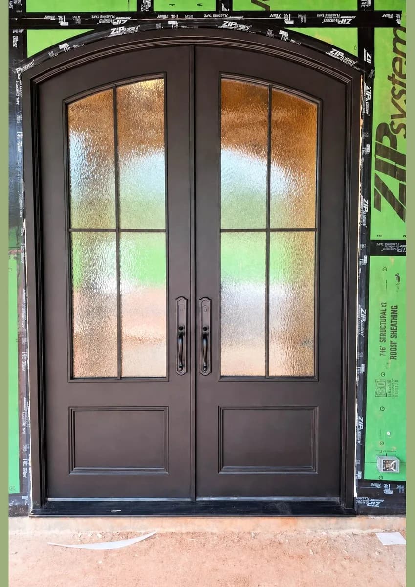 Custom iron entry door — featured local project in Gallatin, TN