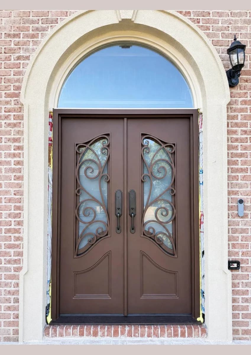 Double iron entry doors — featured local project in Mount Juliet, TN