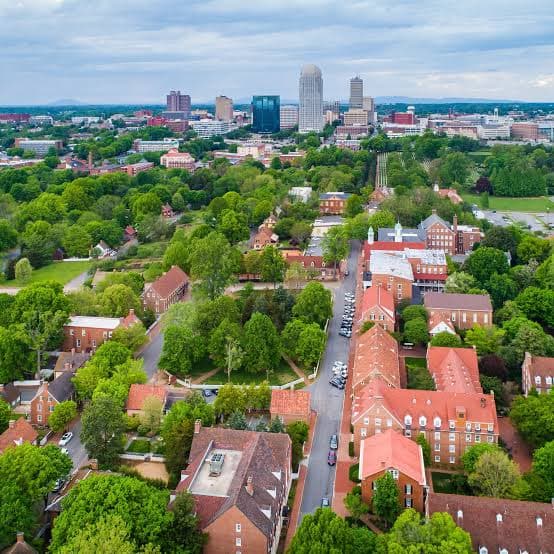 Winston-Salem, North Carolina — local scenery.