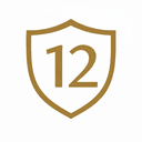 12-gauge steel badge