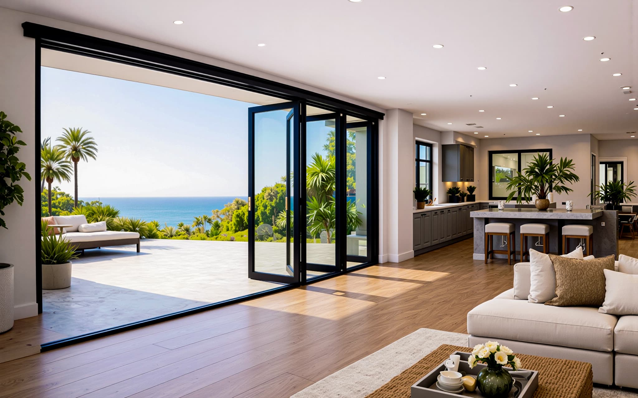 What are folding doors?