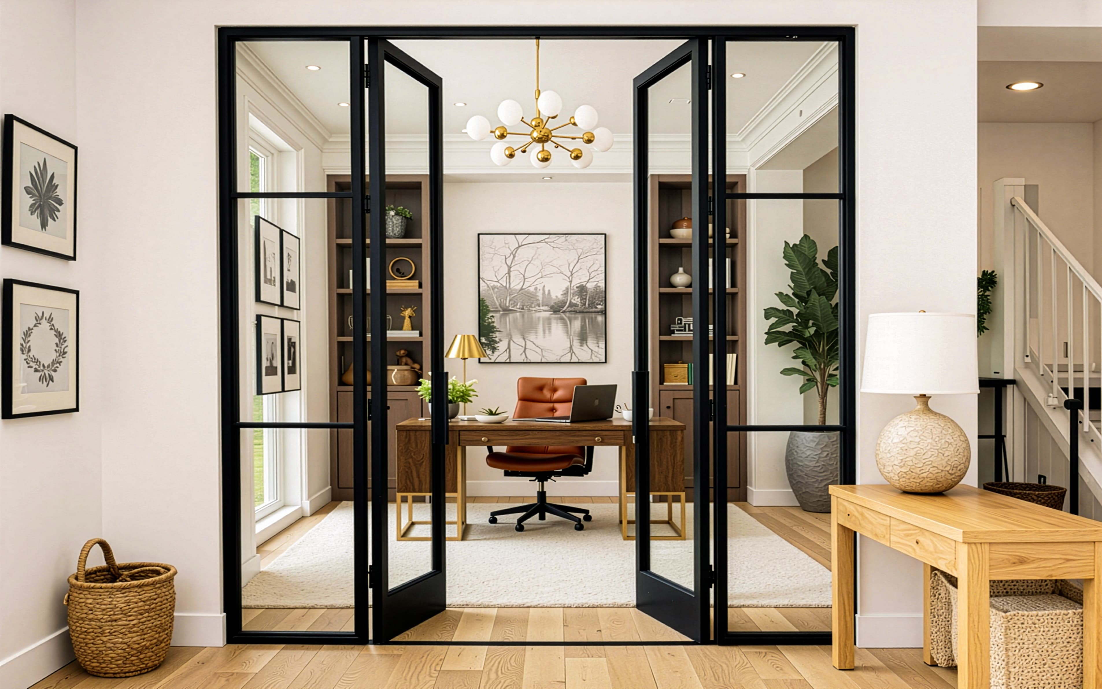 What are residential doors used for?