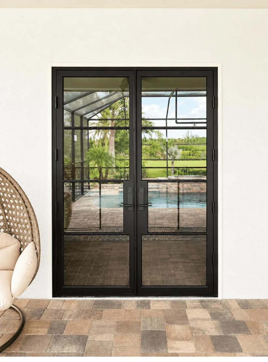 Modern Steel French Doors — Lakeland, FL