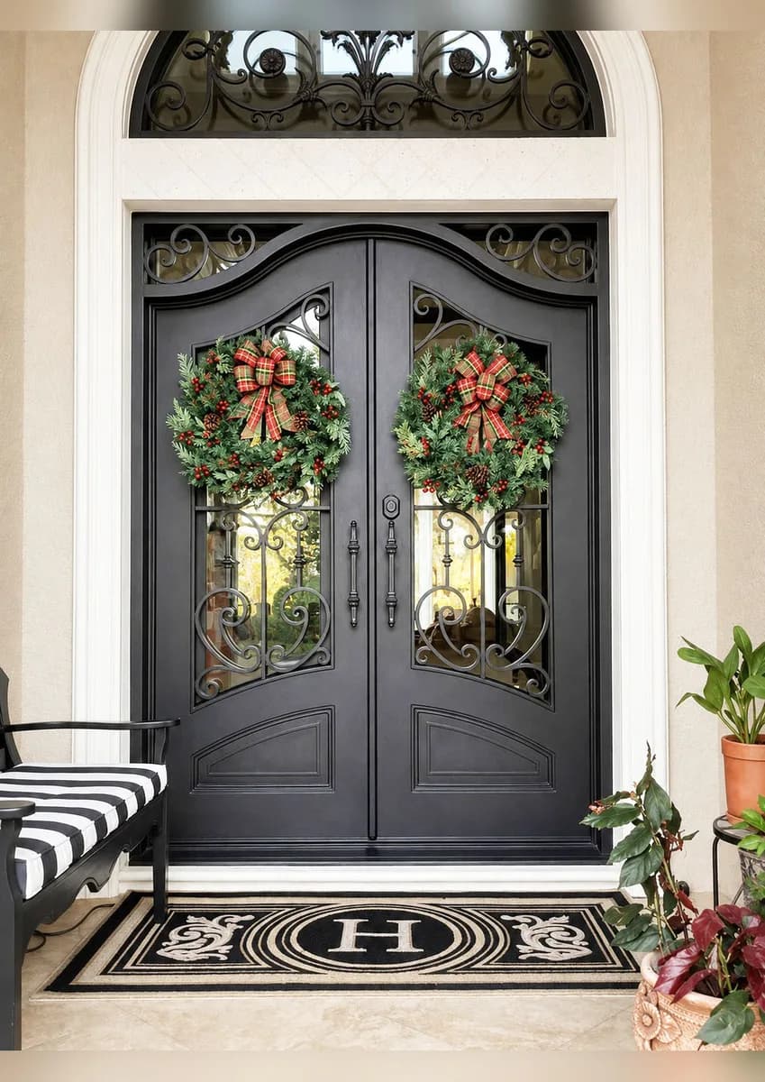 Ornate Double Iron Entry Doors — Lakewood Ranch, FL
