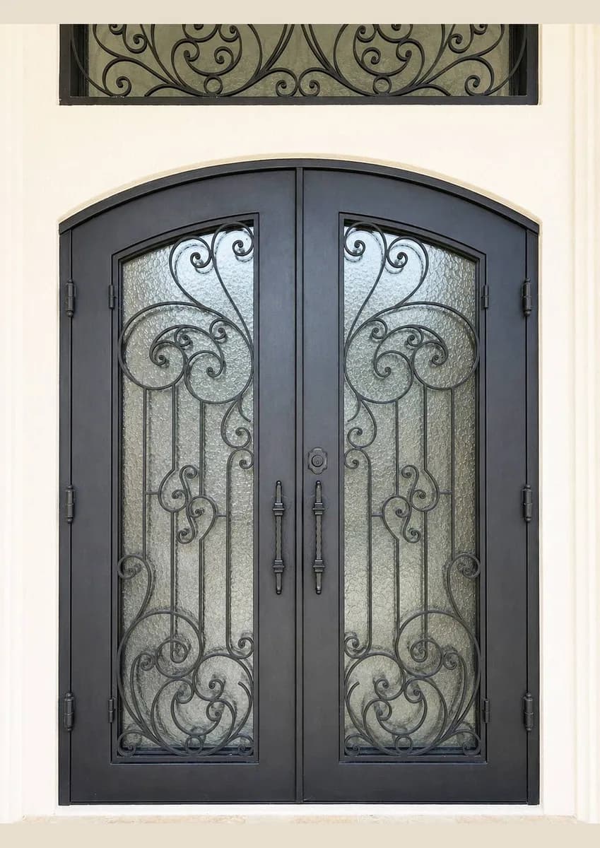 Scrollwork Double Iron Entry Doors — Hendersonville, TN