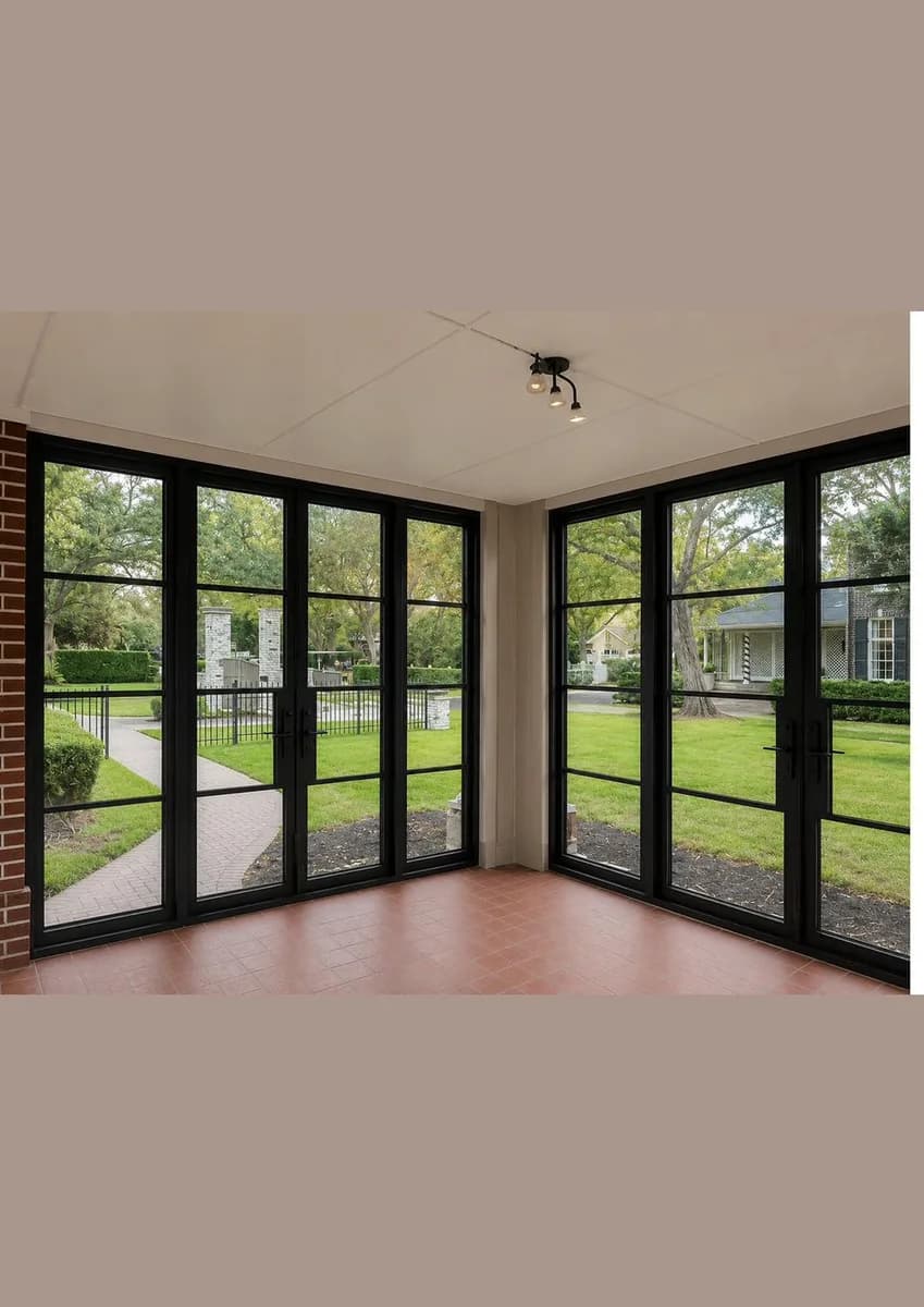 Steel Porch Enclosure — Hendersonville, TN