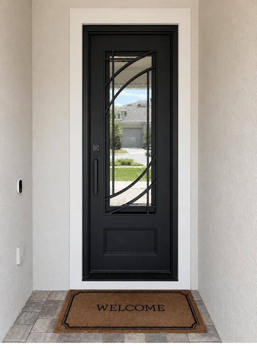 Traditional Single Iron Entry Door — Tampa, FL