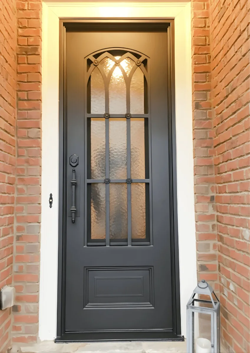 Traditional Single Iron Entry Door — East Cobb, GA