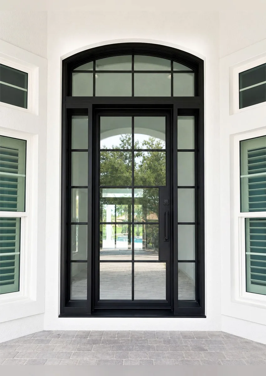 Modern Iron Entry Door — Port St. Lucie, FL