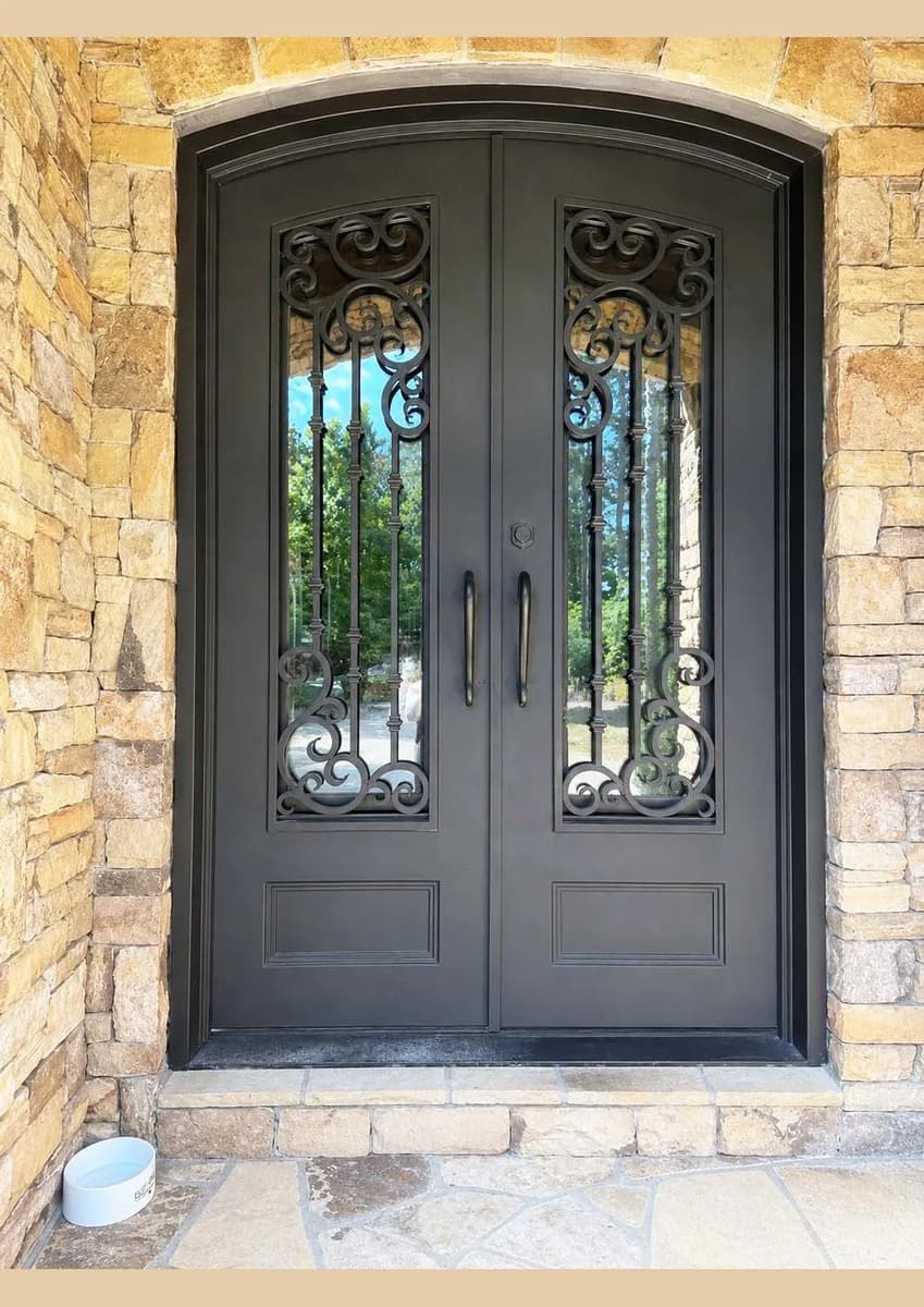 Custom Arched Iron Entry Doors — Gallatin, TN