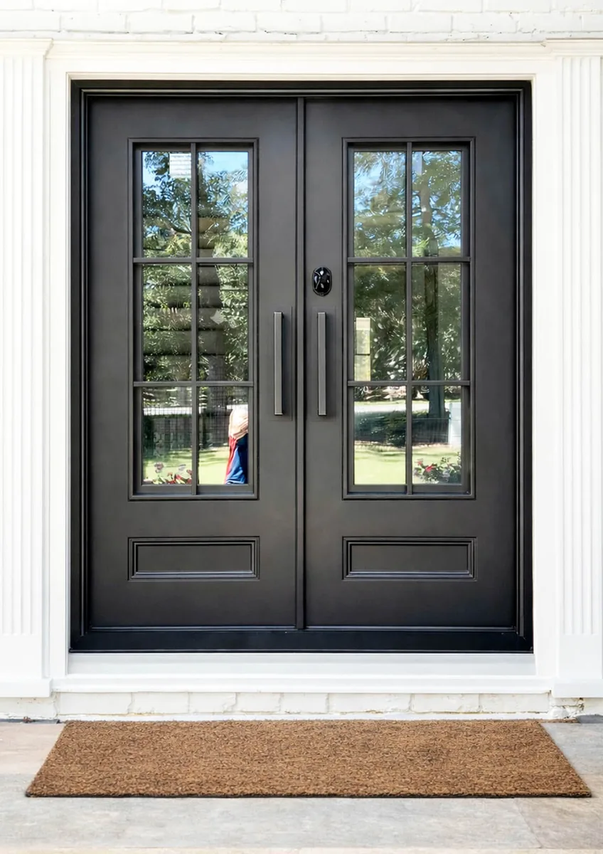 Double iron entry doors — featured local project in Montgomery, AL