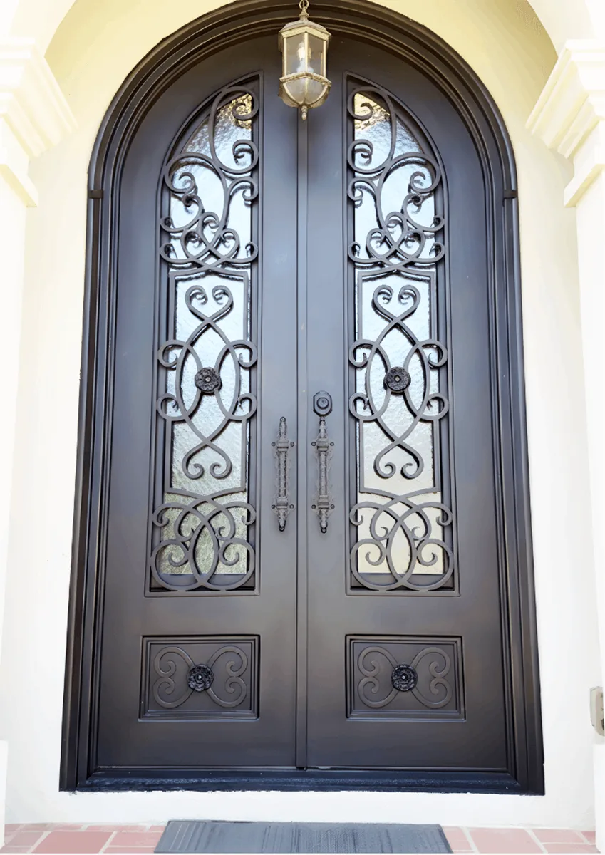 Double iron entry doors — featured local project in Montgomery, AL