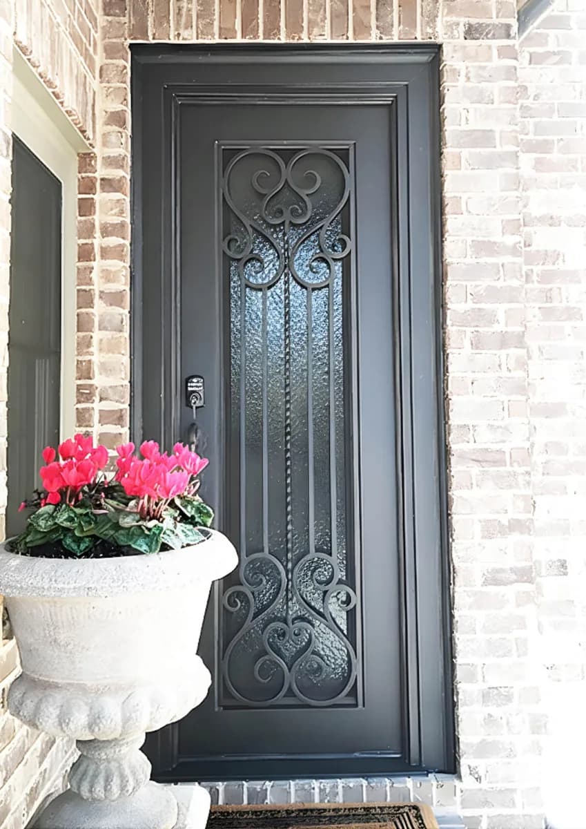 Single iron entry door — featured local project in Montgomery, AL