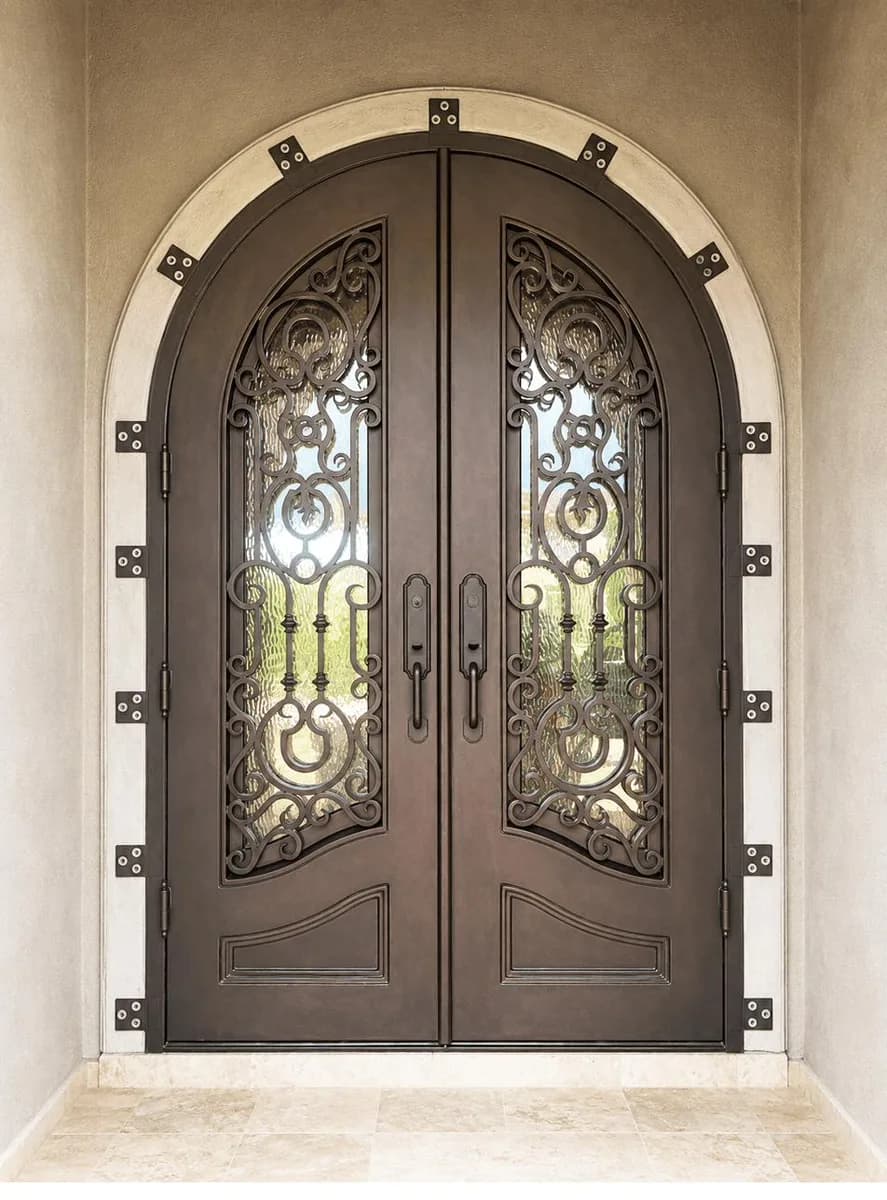 Double iron entry doors — featured local project in Boca Raton, FL