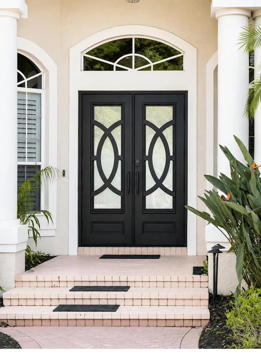 Double iron entry doors — featured local project in Fort Myers, FL