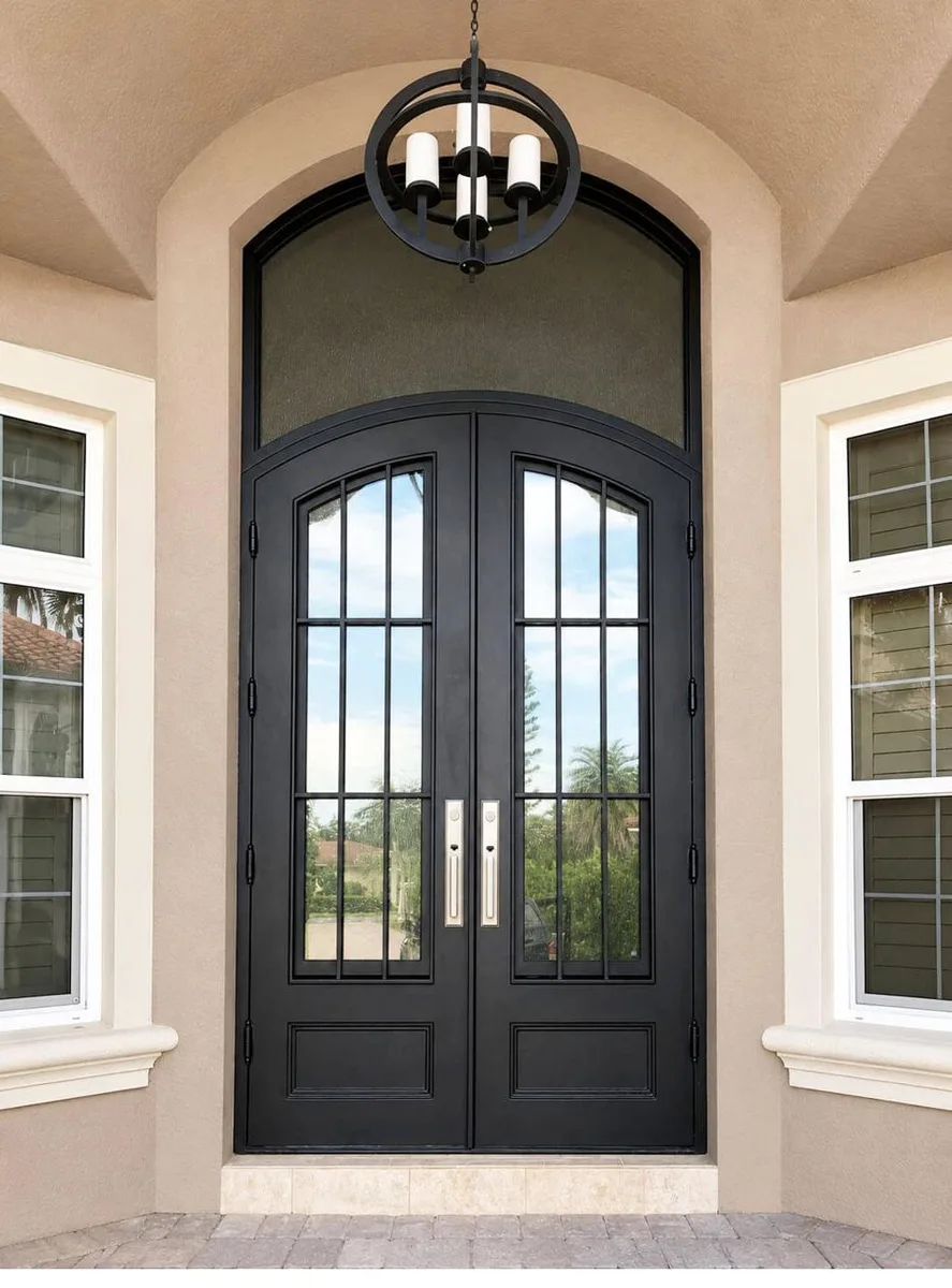 Double iron entry doors — featured local project in Fort Myers, FL