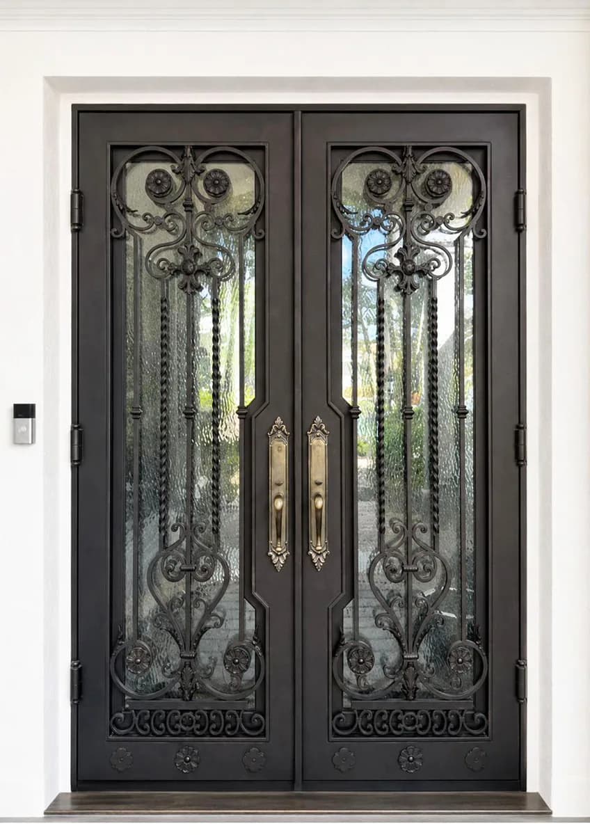 Double iron entry doors — featured local project in Jupiter, FL