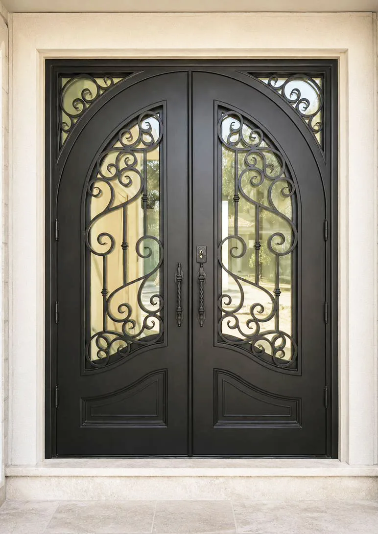 Double iron entry doors — featured local project in Jupiter, FL