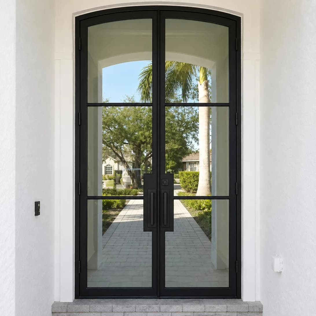 Double iron entry doors — featured local project in Jupiter, FL