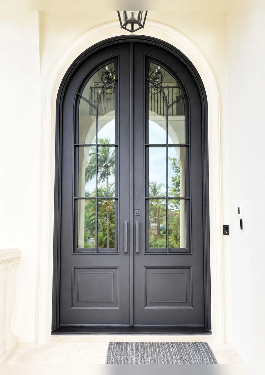 Double iron entry doors — featured local project in St. Petersburg, FL