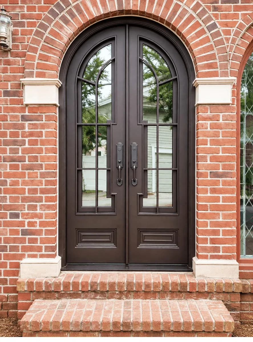 Double iron entry doors — featured local project in St. Petersburg, FL