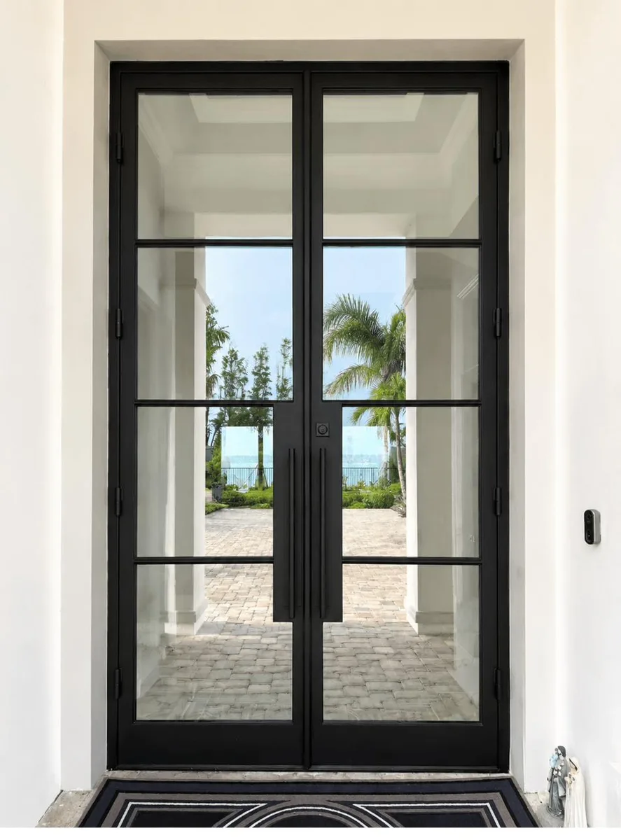 Double iron entry doors — featured local project in Tampa, FL