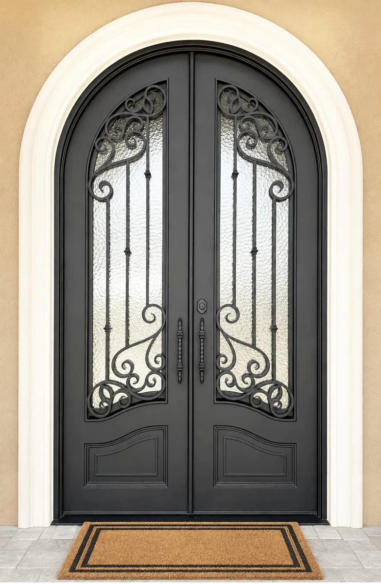 Double iron entry doors — featured local project in Tampa, FL