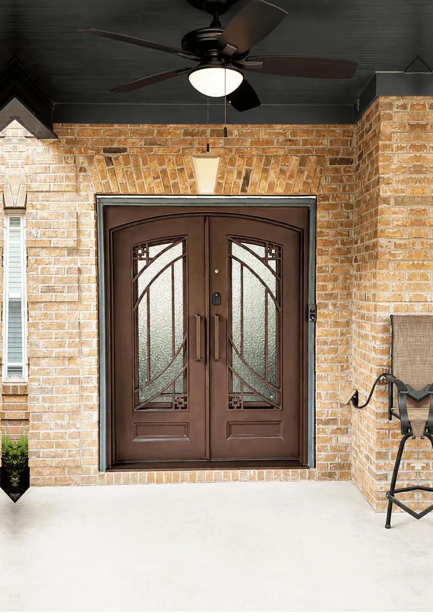 Double iron entry doors — featured local project in Alpharetta, GA