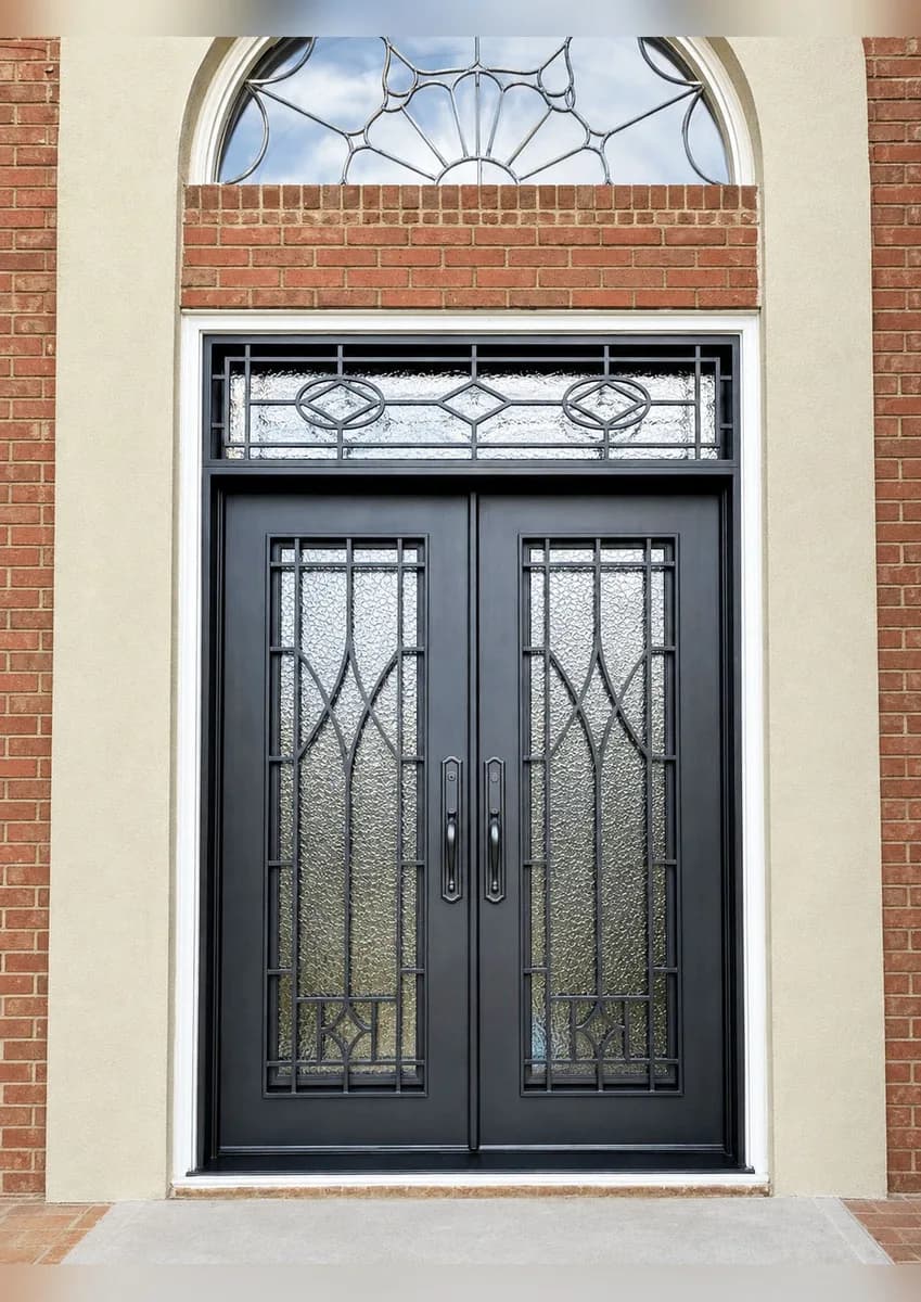 Double iron entry doors — featured local project in Alpharetta, GA