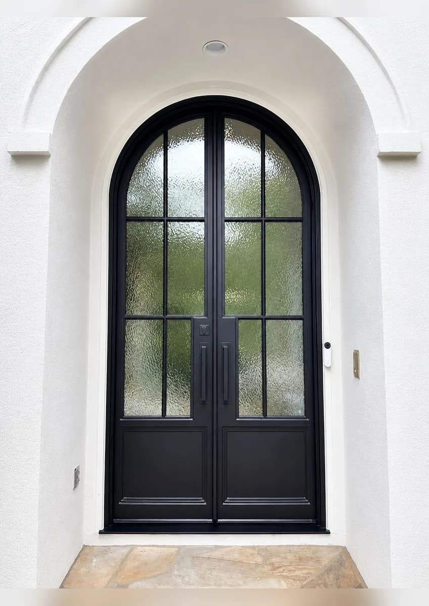 Double iron entry doors — featured local project in Atlanta, GA