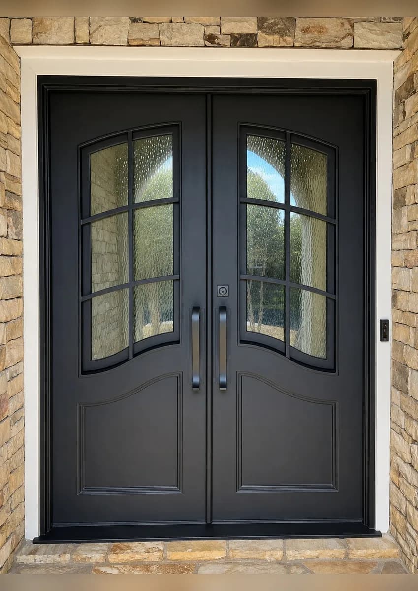 Double iron entry doors — featured local project in Atlanta, GA