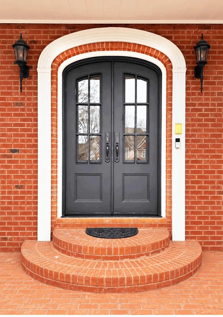 Double iron entry doors — featured local project in Peachtree Corners, GA
