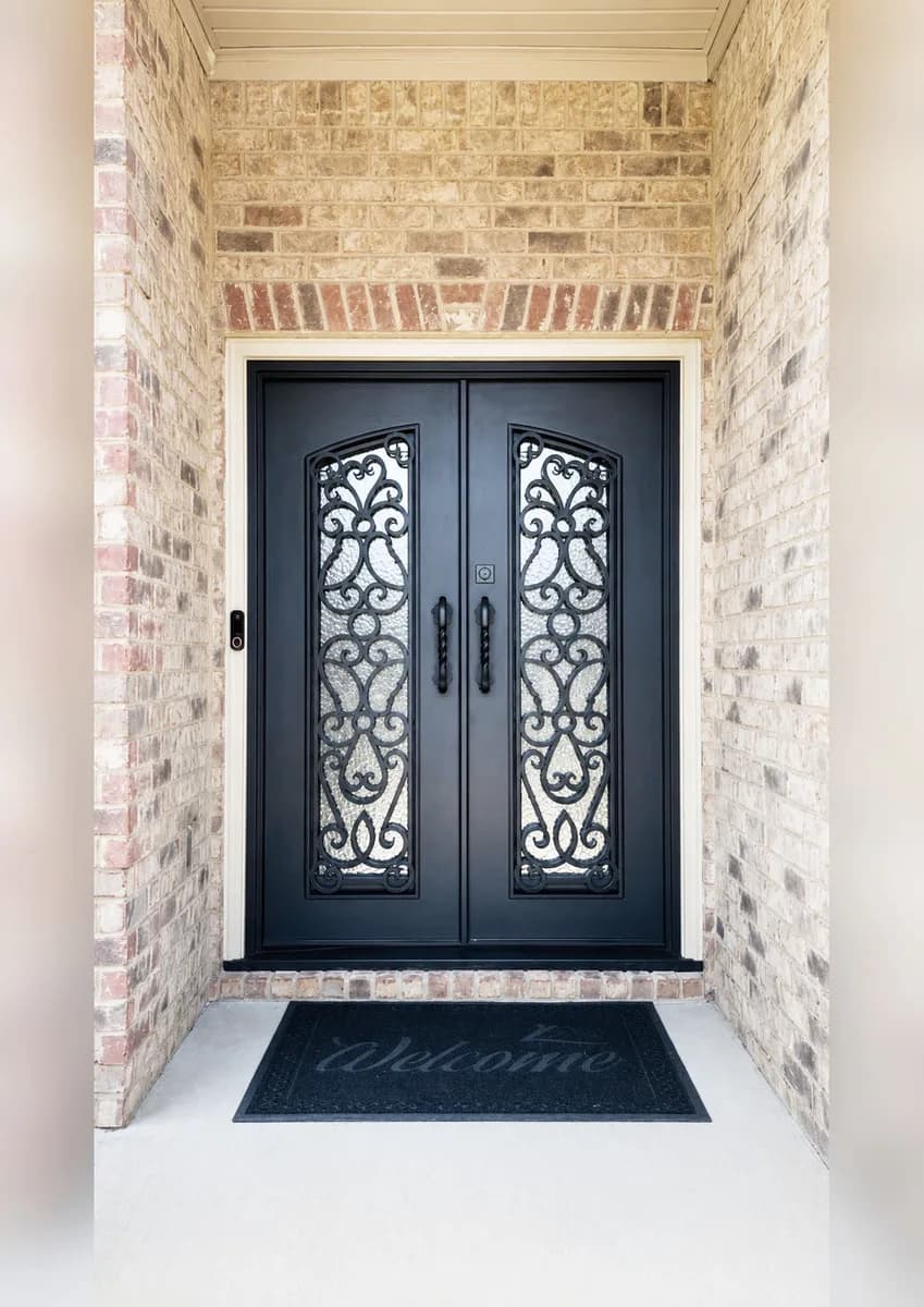 Double iron entry doors — featured local project in Peachtree Corners, GA