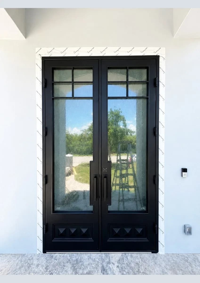 Double iron entry doors — featured local project in Bluffton, SC
