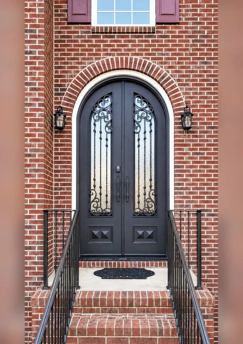 Double iron entry doors — featured local project in Bluffton, SC