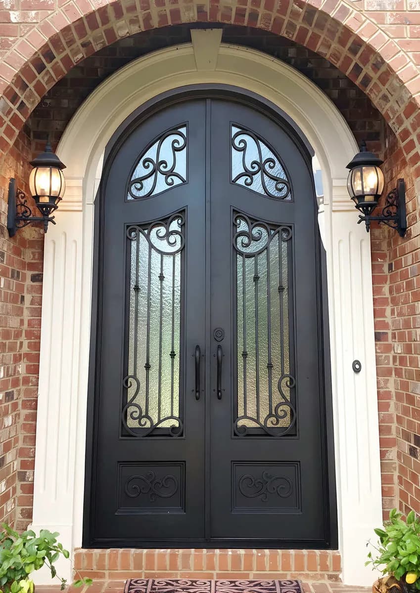 Double iron entry doors — featured local project in Bluffton, SC