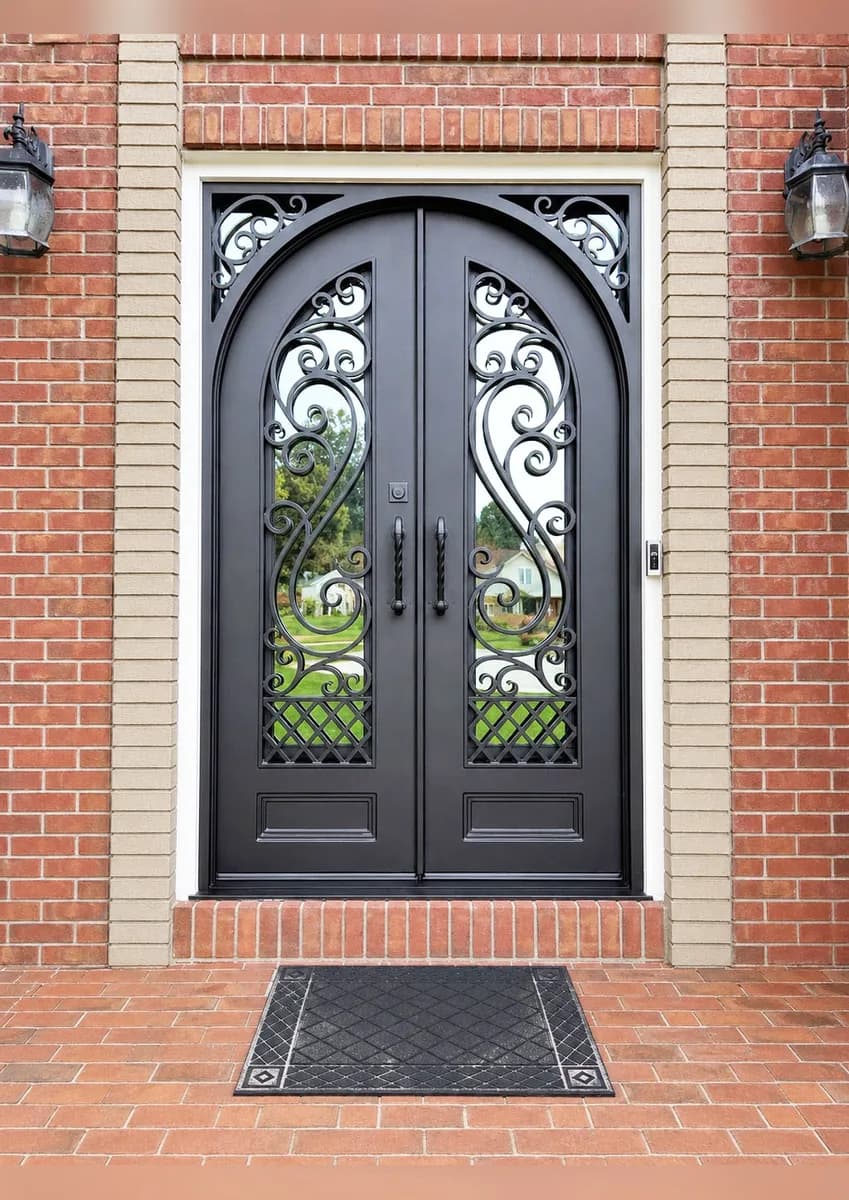Double iron entry doors — featured local project in Charleston, SC