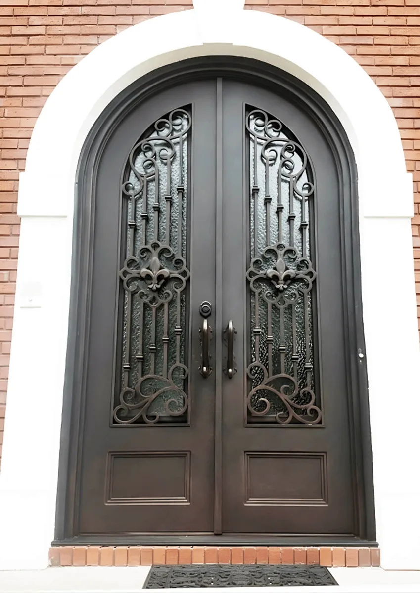 Double iron entry doors — featured local project in Charleston, SC