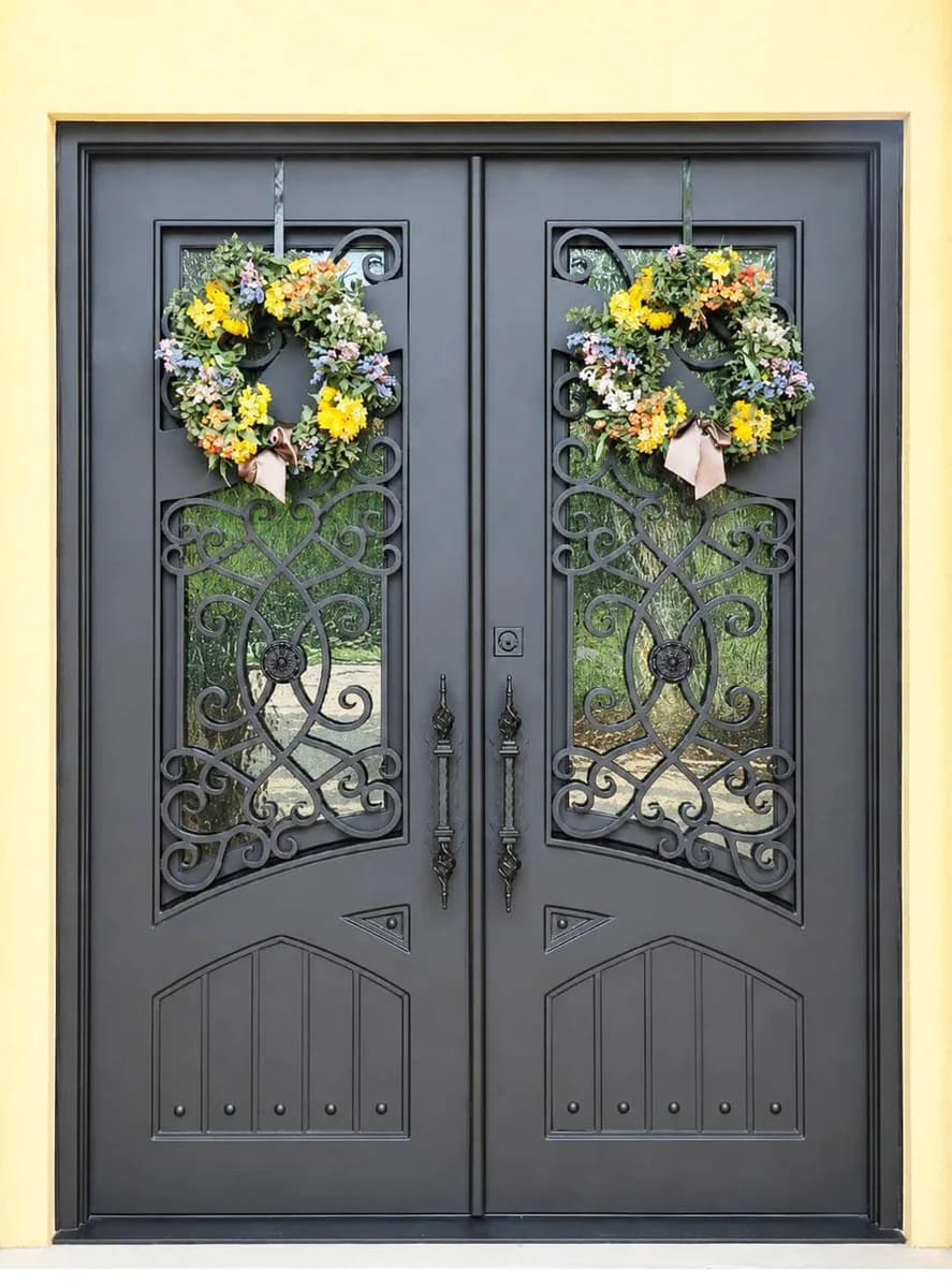 Double iron entry doors — featured local project in Charleston, SC