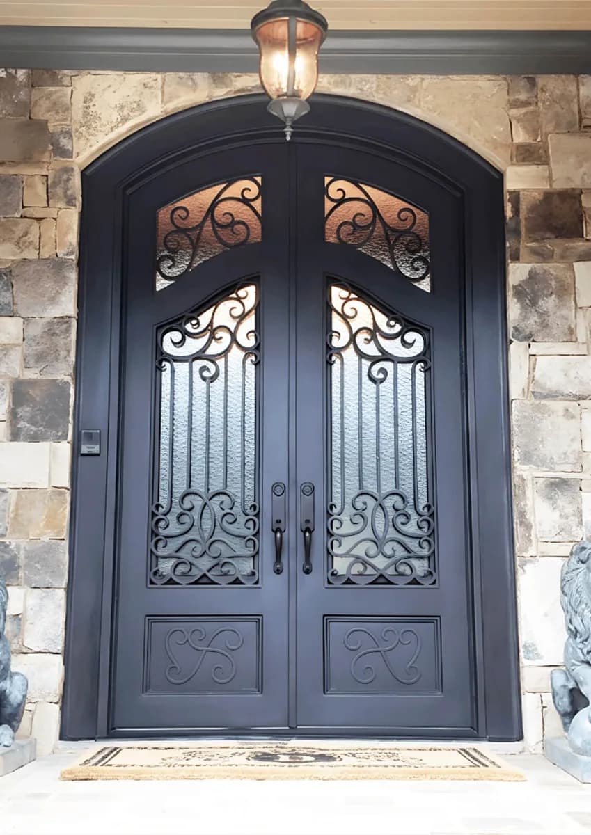 Double iron entry doors — featured local project in Daniel Island, SC