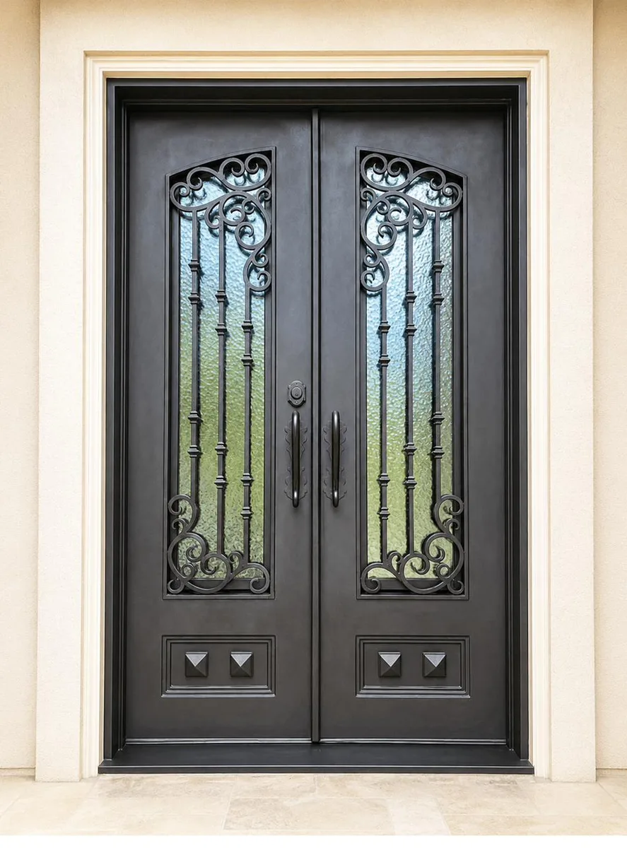Double iron entry doors — featured local project in Daniel Island, SC