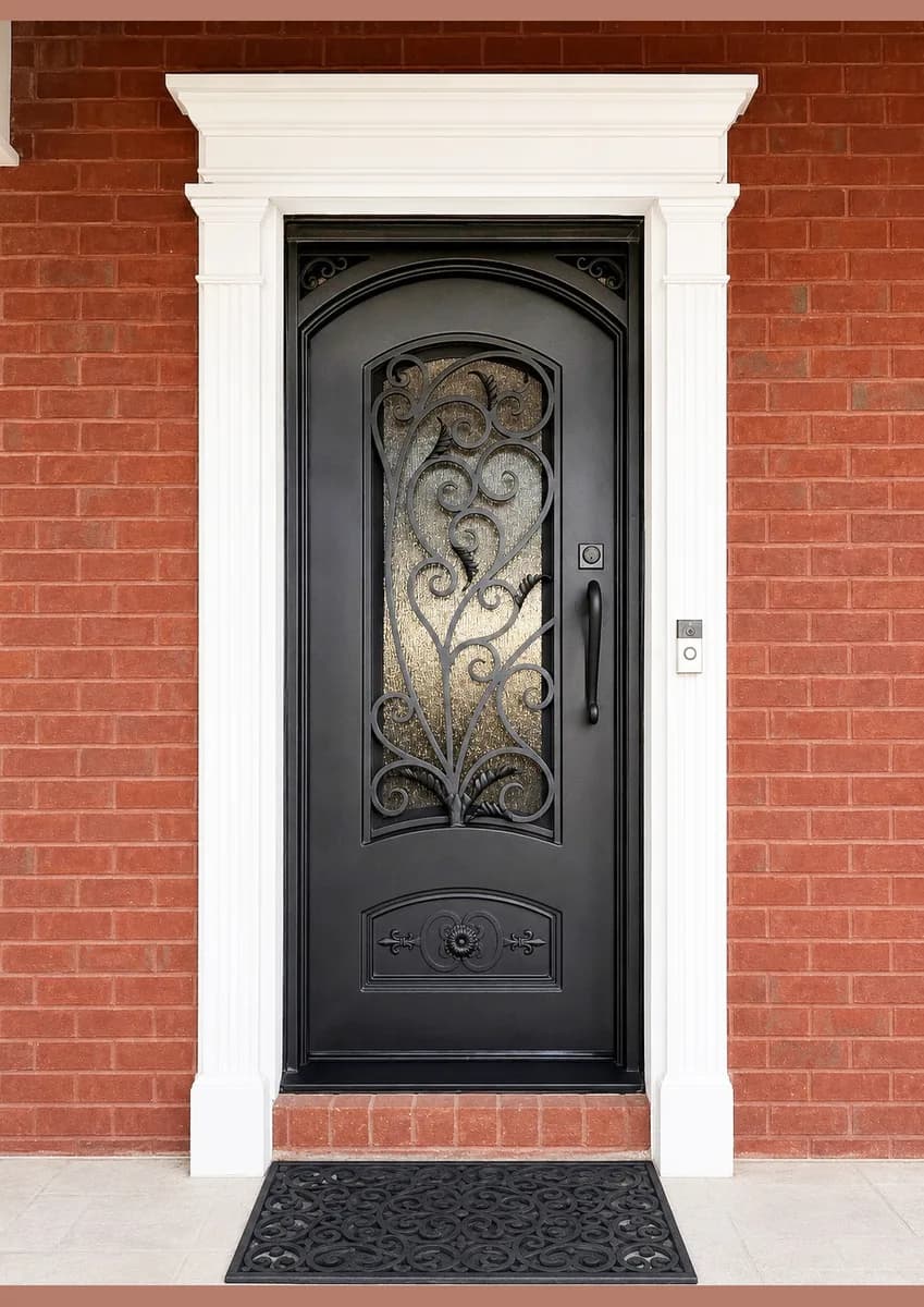 Single iron entry door — featured local project in Franklin, TN