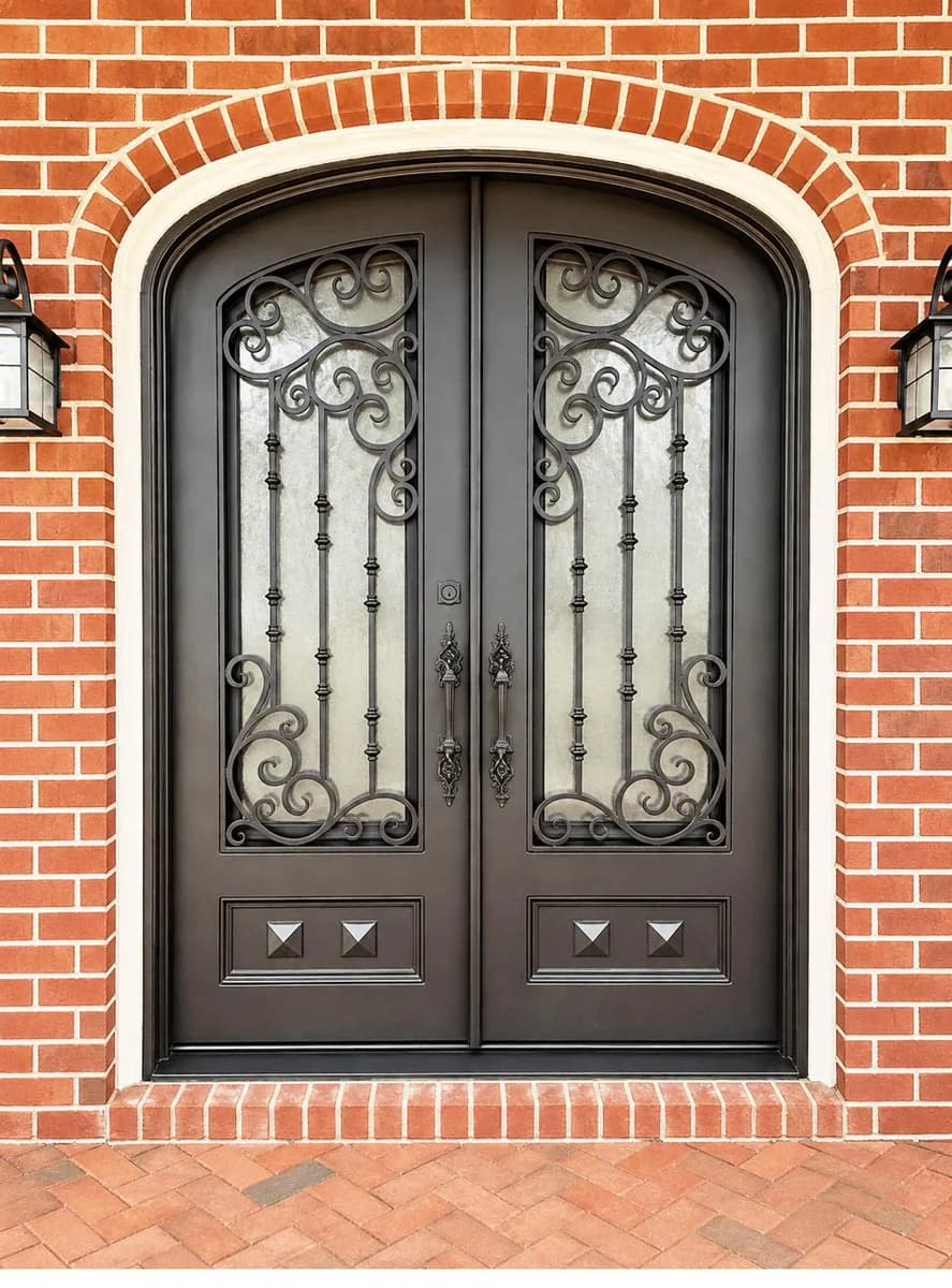 Single iron entry door — featured local project in Franklin, TN