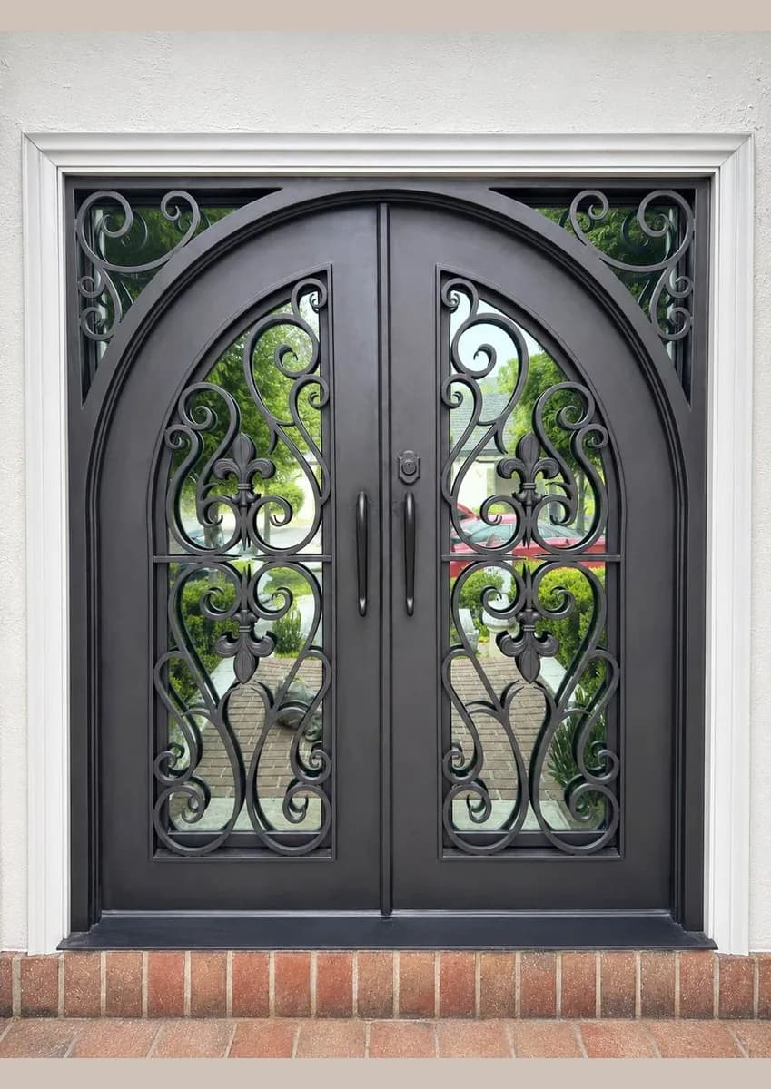 Double iron entry doors — featured local project in Hendersonville, TN