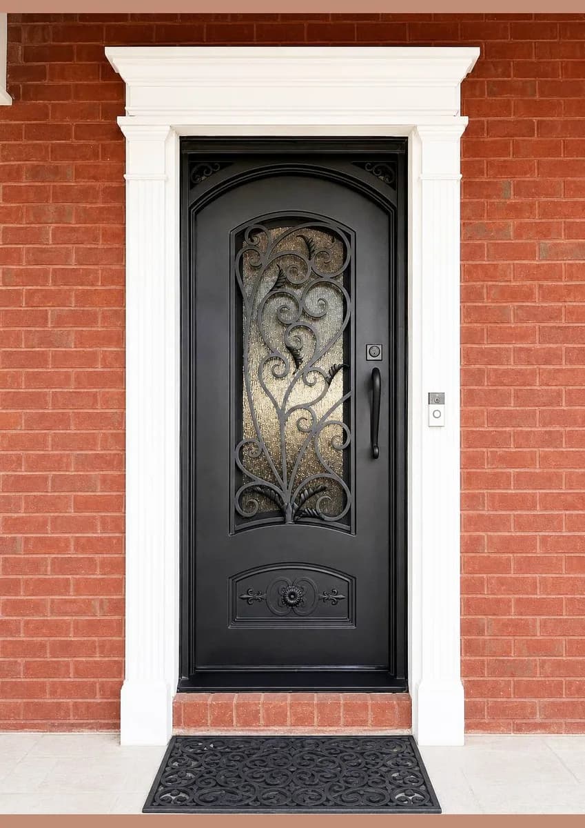 Single iron entry door — featured local project in Knoxville, TN