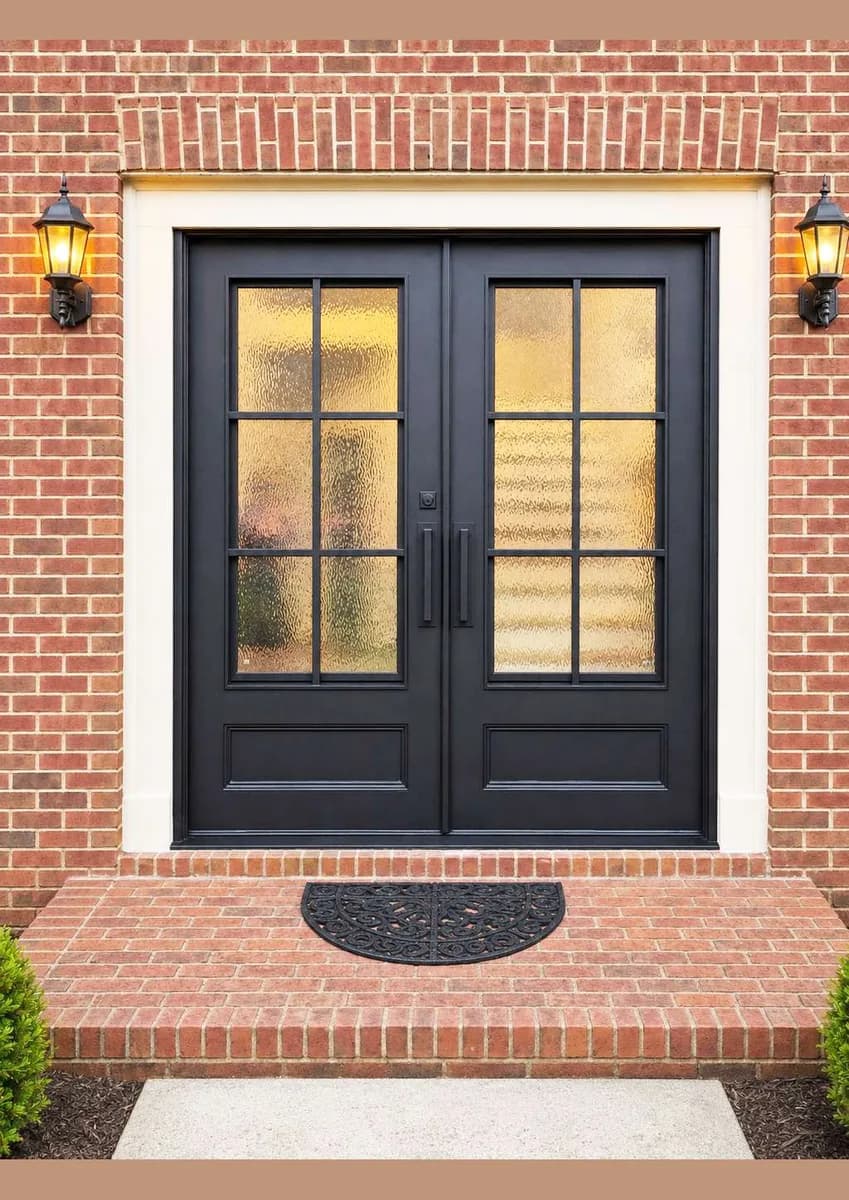 Double iron entry doors — featured local project in Nashville, TN