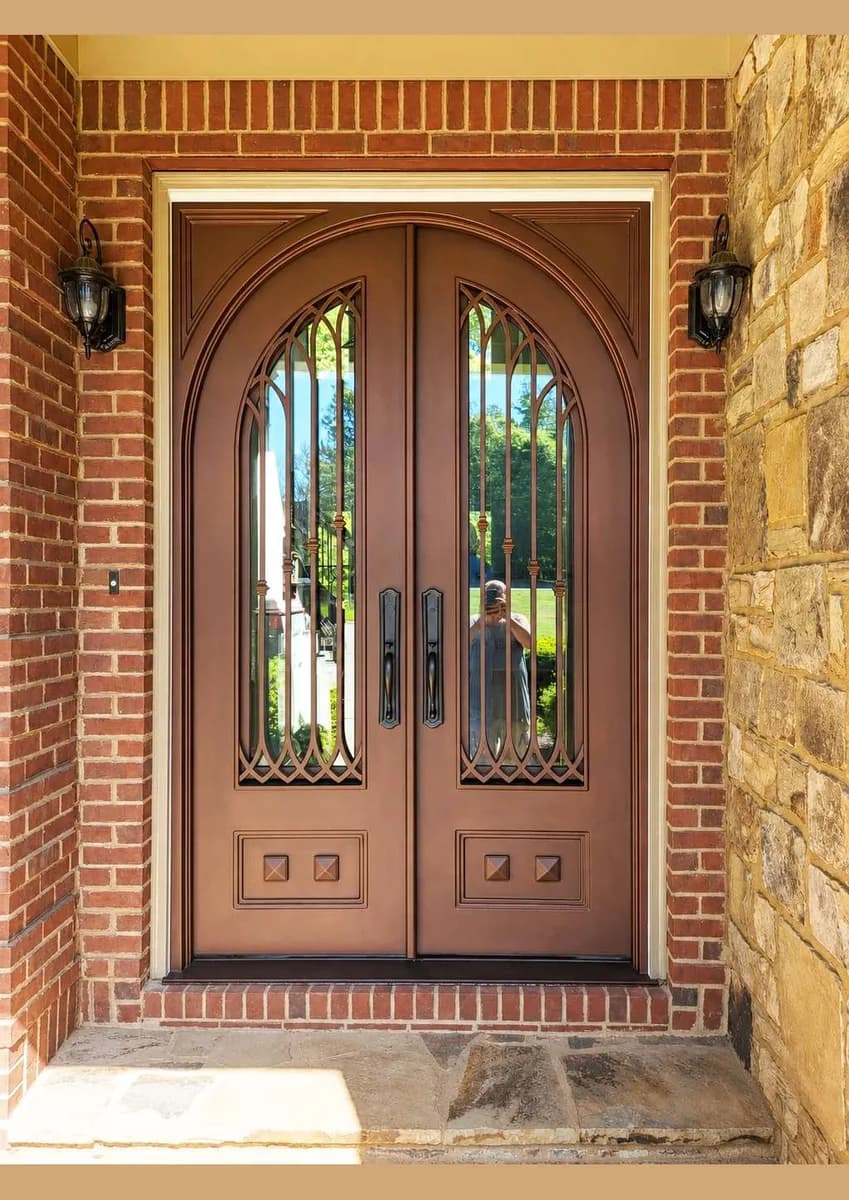 Double iron entry doors — featured local project in Nashville, TN
