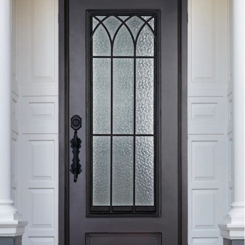 D1065 - Single Door Enzo - Abby Iron Doors