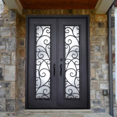 D1721 - Double Iron Door Jolee - Abby Iron Doors