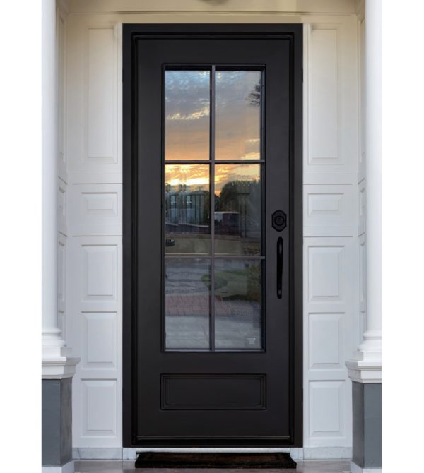 S5251 - Single Door - Divided Lite - Abby Iron Doors